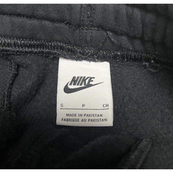 Nike Sportswear Classic Logo Joggers Size Small Black Sweatpants Pants - Picture 3 of 7